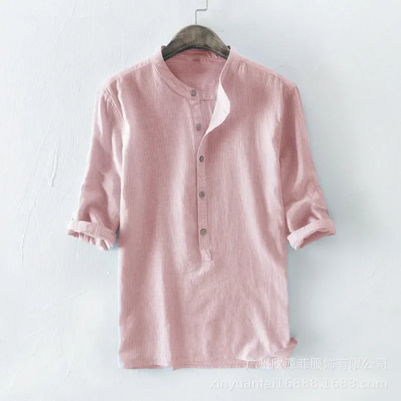 Men Casual Shirt Simple Men Hawaii Outdoor Holiday Shirt