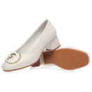 Women Dress Shoes Spring Genuine Leather Round Head Women's Shoes Ladies