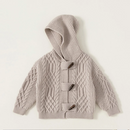 Autumn Boys Girls Hooded Sweater Children's Sweater Children's Knitted Cardigan