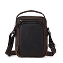 Leather Small Shoulder Bags Male Crossbody Bag 