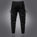 Men's Streetwear Multi-Pocket Cargo Pants Men Casual Side Pockets
