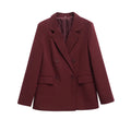 Women's Blazer Spring Coat Outerwear Long Sleeve Blazer Woman Clothing in Jackets