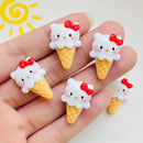 Mini Cartoon Animal Kitten Resin Scrapbook Diy Jewellery Hairpin Accessories Decorate Making