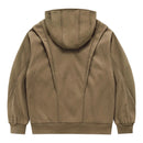 Zip Up Hoodie Coat Functional Tactical Hooded Sweatshirt Streetwear Hoodies