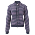 Striped jacket with a zipper on a white background, Obroi