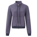 Striped jacket with a zipper on a white background, Obroi