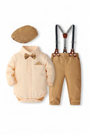 Baby Boy Gentleman Newborn Formal Wear Cotton Outfits Birthday Baby Dress Boy Clothes Set