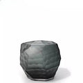 Manual Grinding Carved Glass Vase Tabletop Flower Vase Home Decoration
