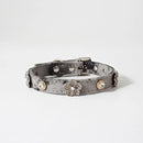 Custom Lettered Denim Pet Collars Small Dog Collar and Tag Set Poodle Schnauzer Dachshund  Dogs Accessoires Cat Collar