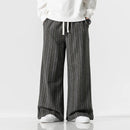 Casual Men Pants Winter Thicken Men Harem Pants Warm Trousers Male Stripe Sweatpants