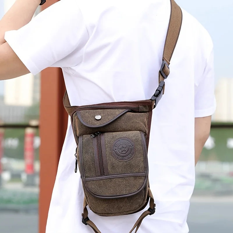 Drop Leg Bag Outdoor Fanny Pack Unisex Tactical Hip Motorcycle Bike Shoulder Cycling Casual Waist