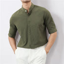 Summer Men Short Sleeve Shirts Men Slim Shirt Men Dress Shirts