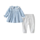 Children's Clothing Girls Autumn 2 piece Set with Water Droplet Children's Clothing Outdoor