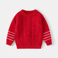 2-8T Toddler Kid Baby Boy Girl Winter Clothes Infant Sweater Loose Knit Pullover Top Warm Thick Knitwear Outfit