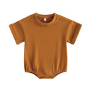 Toddler Infant Boys Girls Clothing Newborn Baby Summer Jumpsuit Playsuit Casual Solid Loose Short Sleeve Romper