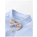 Newborn Gentleman Boys Suit Birthday Party Wedding Costume Outfit Baby Formal Short Pants