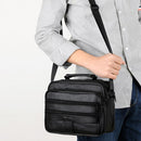 Travel Crossbody Bag High Quality Leather Handbag For Male Large Capacity Waterproof Single Shoulder Bags