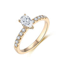 Pear Shape Engagement Ring Promise Wedding Rings For Women Trends Jewellery Gift