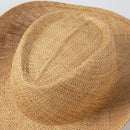 Close-up of a straw hat with a plain background, Obroi