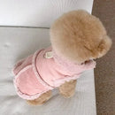 Dog Cute Vest Clothes Jacket Accessories Luxury Autumn Winter Medium Dress Soft Pet Clothing