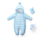 Winter Baby Romper Infant Outdoors Jumpsuit Hooded Thicker Warm Down Jacket For Boys Girls