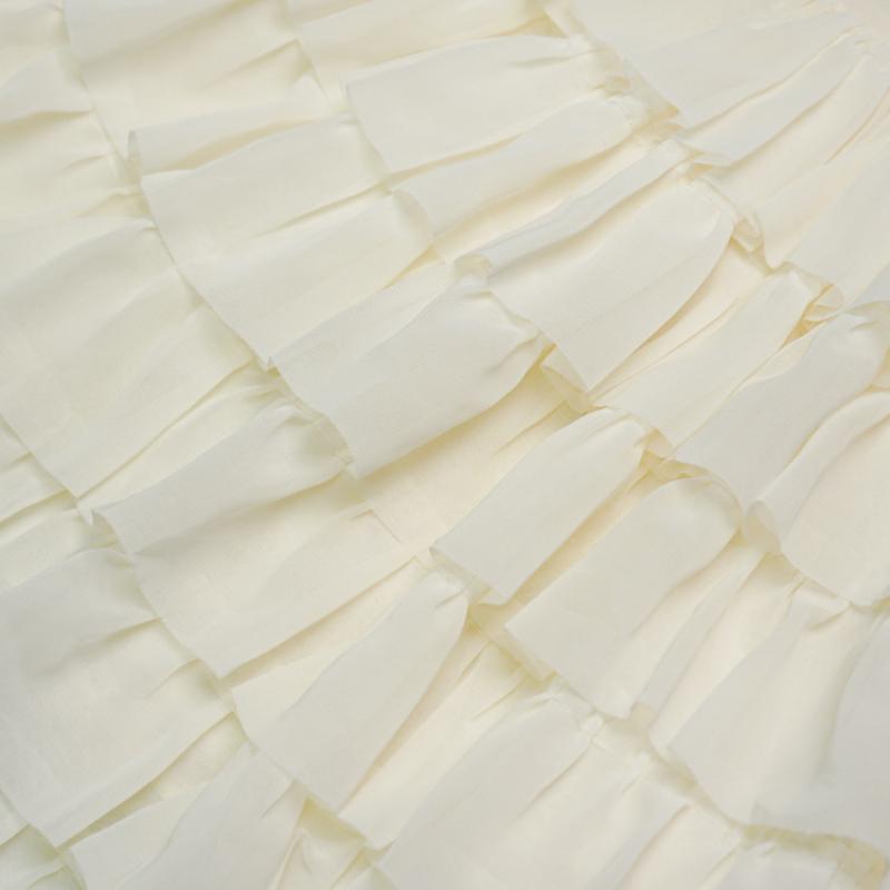 Elegant White Dress for Kids Girl Toddlers Beading Tutu Dresses Teenage Girls Chic and Princess Grad Night Ball Gowns
