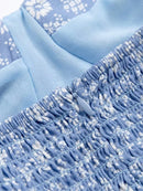 Women Sweet Floral Chiffon Strap Mini Dress  Slim Short Dresses