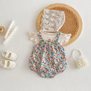 Baby Floral Bag Fart Clothes Summer Children Clothing Women's Baby Camisoles Bodysuit