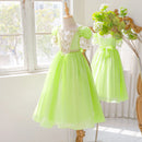 New Baby Summer Girls Boutique Flower Dress Princess Kids Sweet Fashion Party Dress