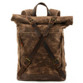 Retro backpack Men outdoor travel backpack waterproof back backpack hiking bag