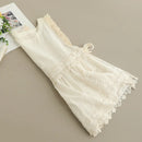Summer Embroidery Sleeveless Vest Women Lace Sweet Loose Retro Tank Tops Autumn