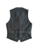 Men Wear Clothes Fitting Suit Collar Waistcoat American Retro Casual