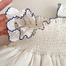 New Infant Girls Embroidery Romper,  Newborn Princess Kids Cute Party Birthday Clothing  0-2T