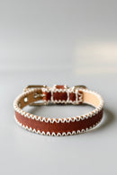 Handmade Leather Pet Collars Greyhound Dog Collar Perros Accesorios