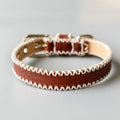 Handmade Leather Pet Collars Greyhound Dog Collar Perros Accesorios