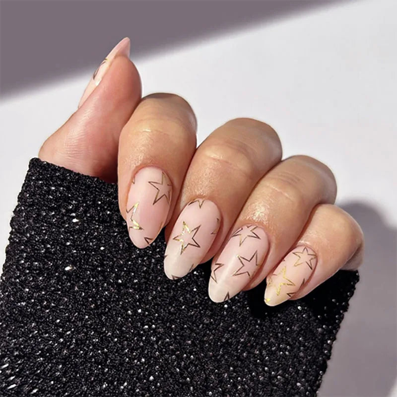 Nail Art Frosted Matte Nude False Nails Detachable Finished Fake Nails Press on Nails