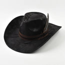 Handmade Feather Accessories Fedoras Hat Western Hat Outdoor Caps