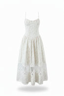 White lace dress on a white background, Obroi