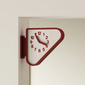 Classical Living Room Wall Clocks Triangle Double-sided Silent Wall Clock Corner Wall Watch Art Home Decor