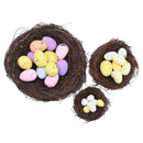 100 Easter Eggs You Can Make Your Own Mottled Foam Eggs and Egg Wreaths To Decorate The Easter Party