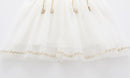 Baby Girl White Dress Babies Flying Sleeve Vest Dresses Toddler Summer Casual Clothes Ruffle 1-3 Years Frocks