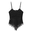 Women Lace Patchwork Camis Casual Summer Tops