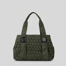 Vintage Quilted Padded Women Handbags Designer Shoulder Bag Casual Nylon Down Cotton Crossbody Bag Small Tote Purses