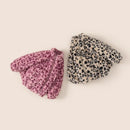 Children's Sweater Jacket Girls Winter Stylish Leopard Top Baby with Plush and Thickened