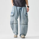 Men Denim Pants Men Casual Pants Men Loose Hip Hop Wide Leg Pants Oversize Jeans Trousers Men