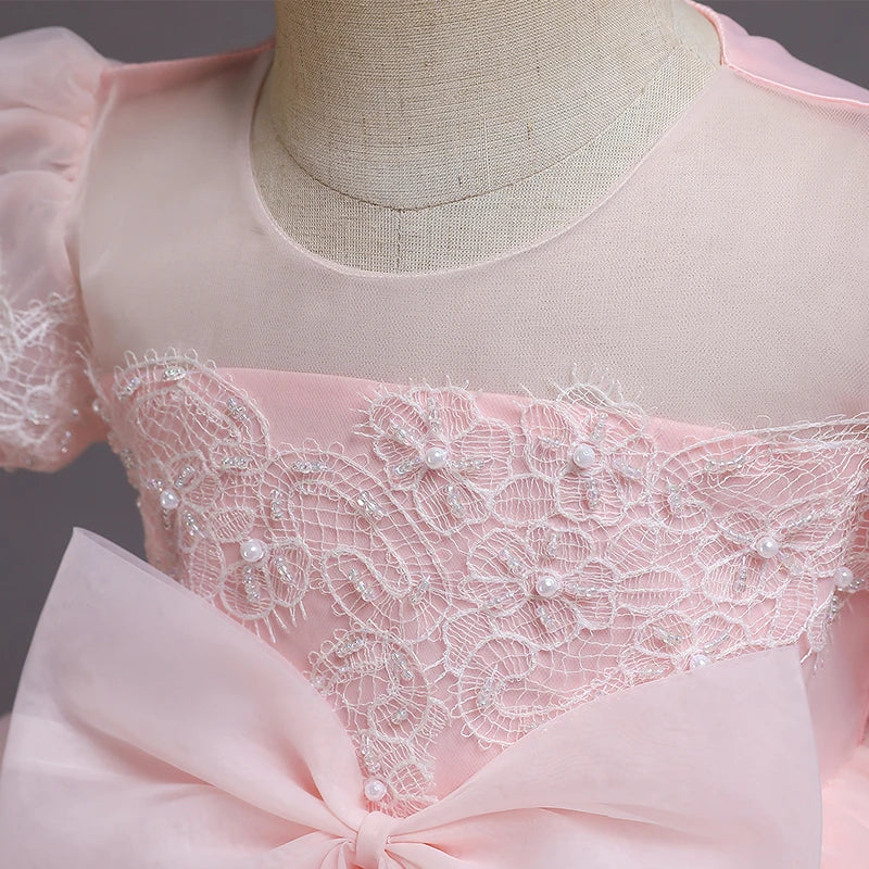 Girl dress Flower Child Child Princess dress Piano performance dress