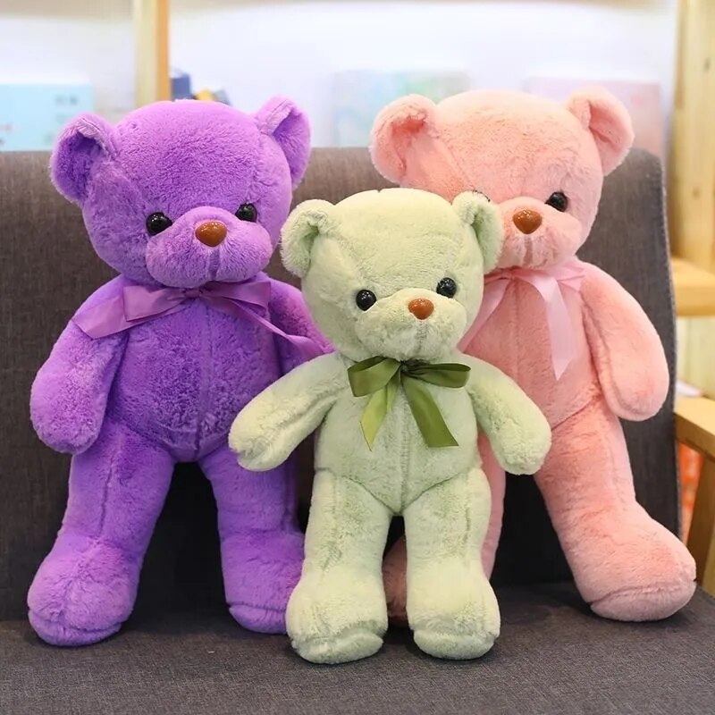 Cute Teddy Bear Living Room Sofa Doll Bear Pillow Doll Plush Toy Girl Birthday Holiday Gift
