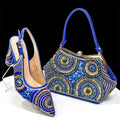 Woman Sandal Shoes And Purse Set Italian Heels Shoes And Bag To Match Set For Party