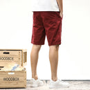Men's Summer Shorts Casual Versatile Pocket Zip Pants Outdoor Beach Breathable Cotton