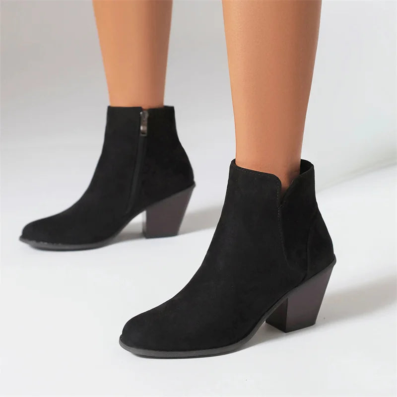 Ankle Boots For Women Elegant Party Dance Shoes Ladies Footwear Casual Winter Short Boots Spring